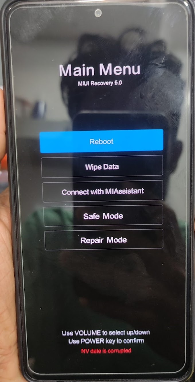 Redmi Note 10 Pro-Max Nvdata Corrupted Fix File