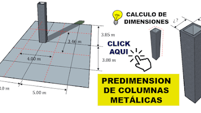 ▷ Predimension de columnas metalicas