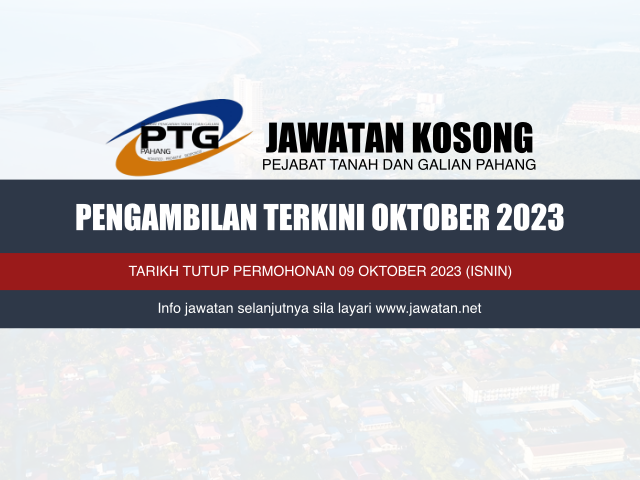 Jawatan Kosong PTG Pahang Oktober 2023