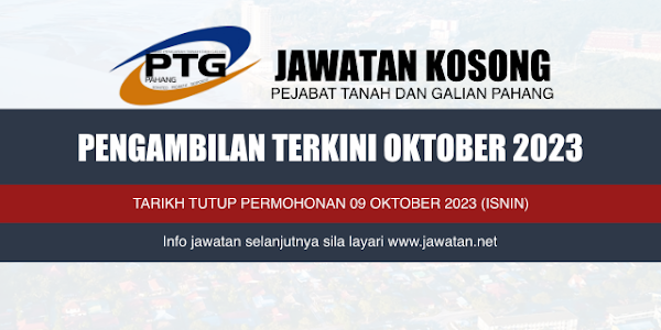 Jawatan Kosong PTG Pahang 2023