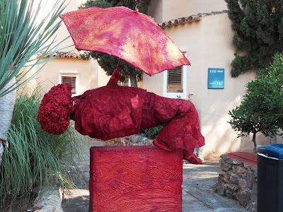 Street performer at the Hippy Market, Ibiza