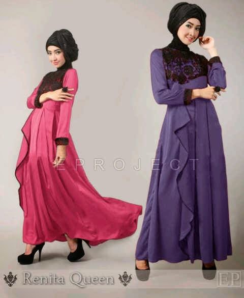  Model  Baju  Pesta  Muslim  Bahan  Brokat  Model  Baju  Pesta  