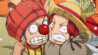 ワンピースアニメ シャンクス バギー 幼少期 見習い ONE PIECE SHANKS BUGGY