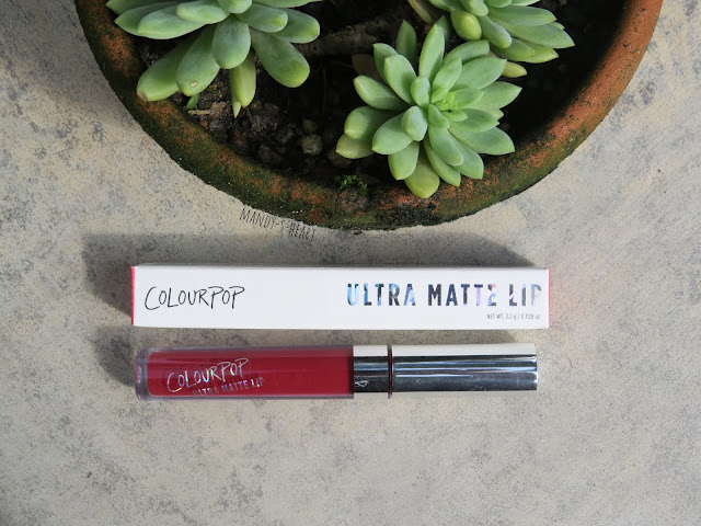 Review| ColourPop Ultra Matte Lip in Avenue