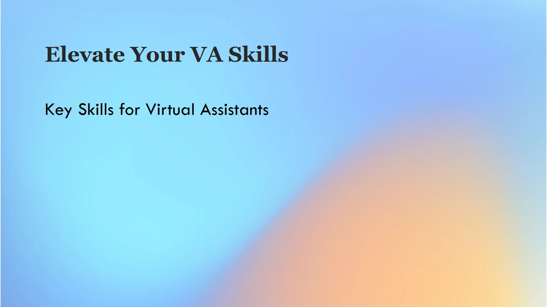 Level Up Your VA Game: Essential Skills for Virtual Assistant Success | by Michael Mark Vallescas | Blogger