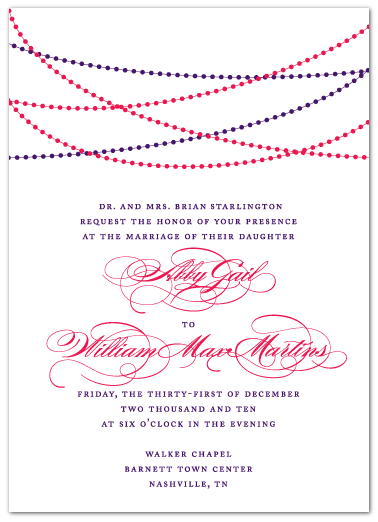 custom pearl themed wedding invitation design
