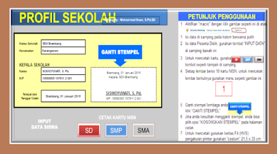 Aplikasi Cetak NISN Siswa Terbaru Jenjang SD SMP SMA Sederajat