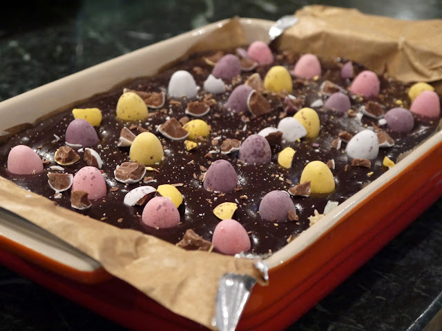 Mini Egg Easter Brookies The Betty Stamp Baking Recipe