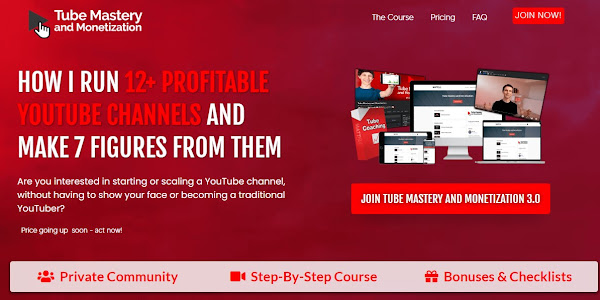 Matt Par Official Course - How do you start a YouTube channel and get paid-  Tube Mastery Monetization 3.0