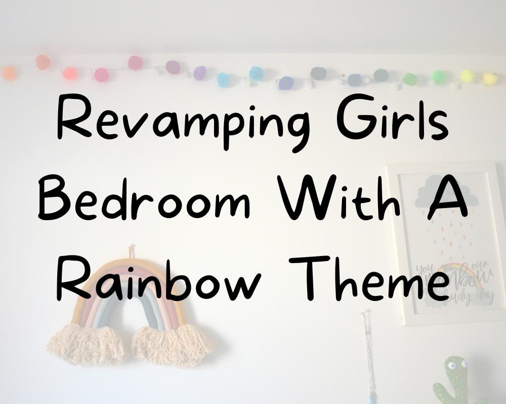 Girls Rainbow Themed Bedroom