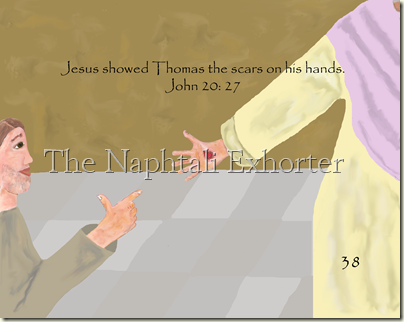 38 Jesus nail scarred hands