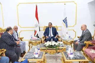 محافظ قنا يبحث مع وفد بنك التنمية الألماني دعم مشروعات المياه والصرف الصحي ضمن برنامج IWSP22