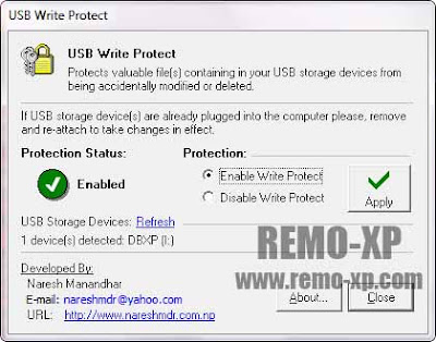 USB Write Protect v1.10