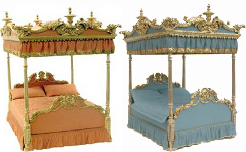 DORMITORIOS ROBERT ADAM STYLE MUEBLES CAMA ESTILO ADAMESCO via www.dormitorios.blogspot.com