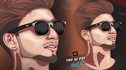 Vector Portrait in Adobe Illustrator 2021