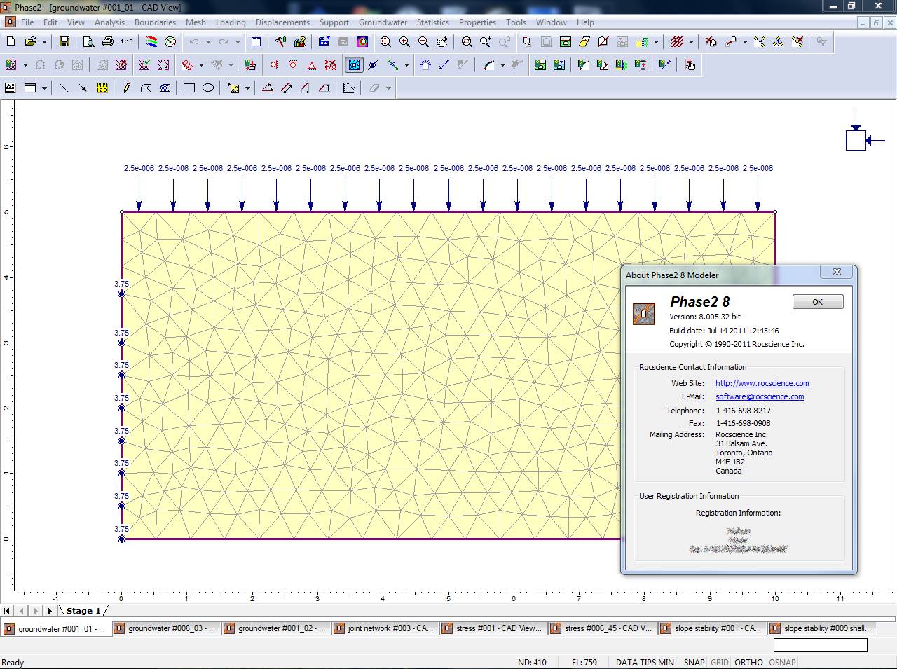 Geological Solutions Rocscience  Software  Phase 2