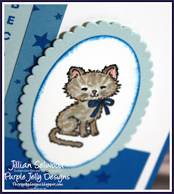 Pretty Kitty Stamp Set, Pacific Point, Layering Oval Framelits