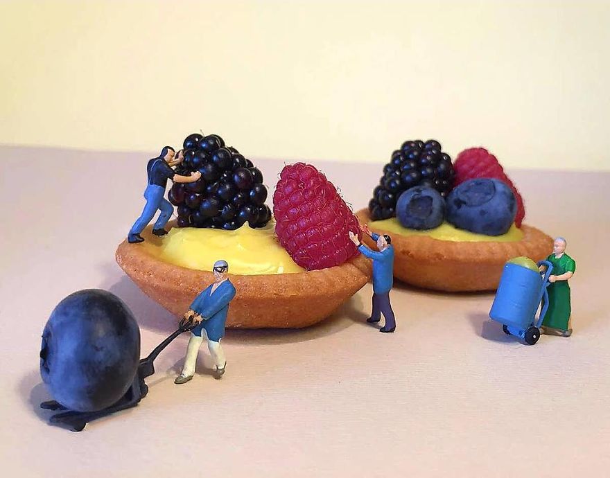 Italian Culinary Expert Creates Lifelike Miniatures Through Pastry