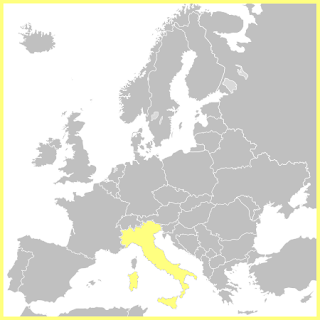 Mapa Italia