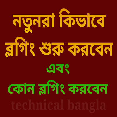 নতুনরা কিভাবে ব্লগিং শুরু করবেন- চলুন জেনে নেয়।