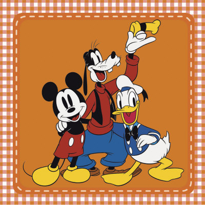 mickey mouse and donald duck