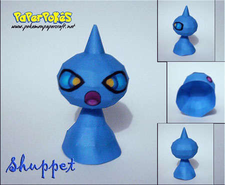 Pokemon Shuppet Papercraft