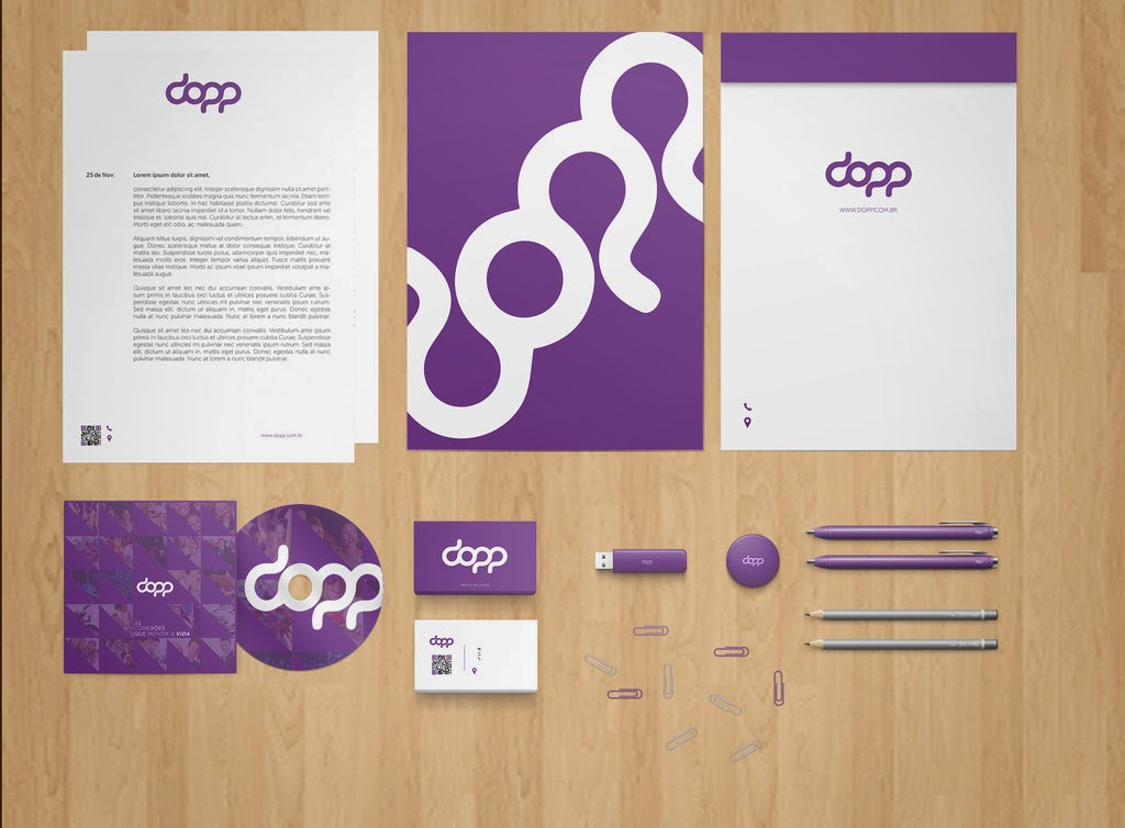 Free Stationery Branding Mock-Up PSD