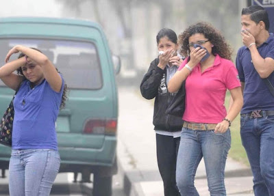 Foto Ekslusif Bencana Gunung Meletus di Ekuador dan  Guatemala