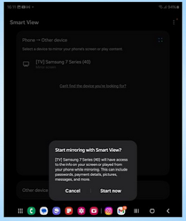Cara Menggunakan SmartView untuk mencerminkan layar ponsel Samsung Anda ke TV