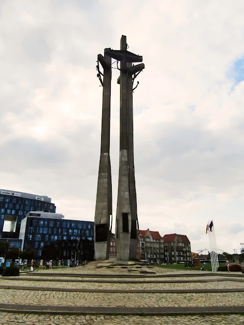 Monument of the Fallen Shipyard Workers in the Gdansk Shipyard