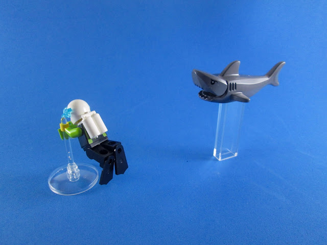 Set LEGO  City Magazine Gift 952019 Scuba Diver and Shark (Mergulhador e Tubarão)