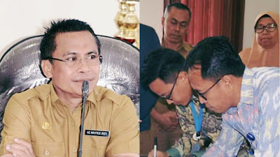 Wakil Walikota Bima Saksikan Penandatangan MoU Permodalan Peternak Sapi