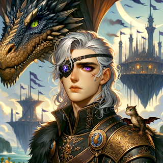 Aemond Targaryen and his dragon (A Song of Ice and Fire)