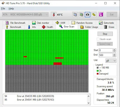 اولا برنامج HDD Tune