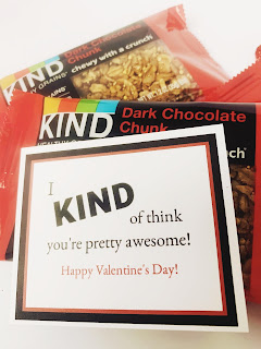 KIND Bar Pun Valentines @michellepaigeblogs.com