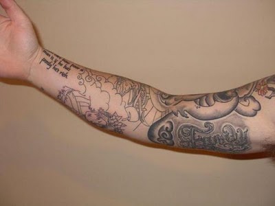 Louis Vuitton tattoo sleeve