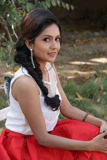 Actress Mahima Nambiar Latest Stills in White Top and Red Skirt at Kuttram 23 Movie Press Meet  0026.jpg