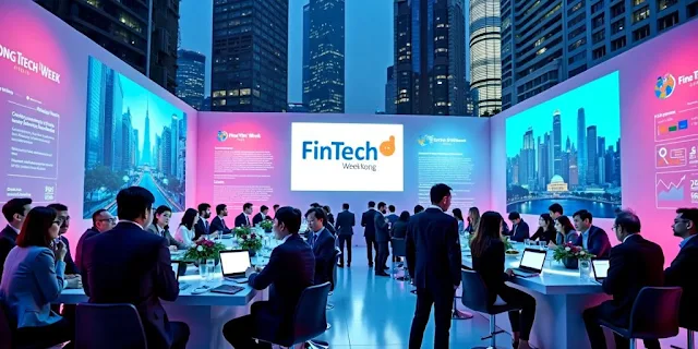 What is defi and web3, professionals discussing AI at Hong Kong FinTech Week.