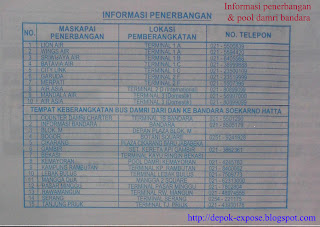 DEPOK EXPOSE: depok ke bandara soekarno hatta dengan bis 