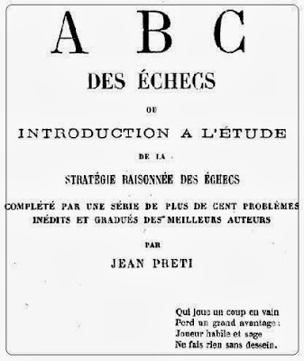 Portada del ABC des échecs de Jean Preti