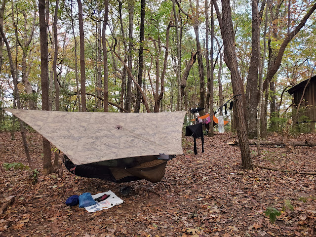 Hammock Camping at Hawk Mountain Shelter