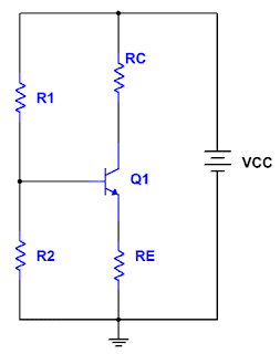 Bipolar Junction Transistor using Voltage Divider Biasing