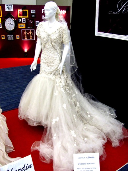 Beautiful Wedding  Gowns  by Chardin at SMX Convention 