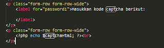 Membuat Captcha di HTML PHP Framework Codeigniter