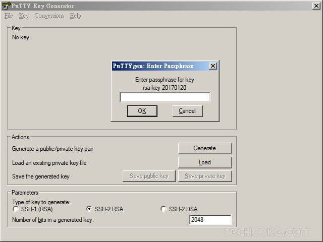 [教學] 使用 PuTTYgen 產生 SSH 連線 RSA、DSA 公鑰與私鑰_405