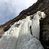 Замёрзшие водопады в Лазе, Кусарский район