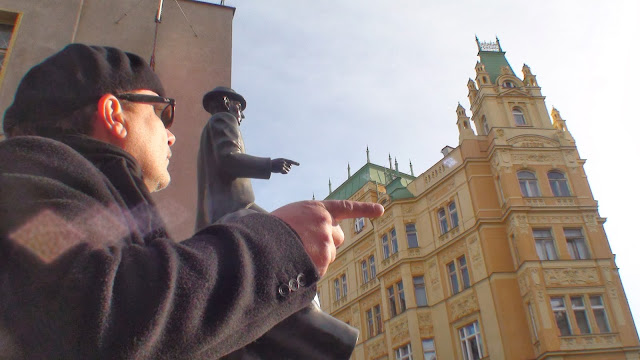 Mario Fattorello, estatua de Kafka en Praga