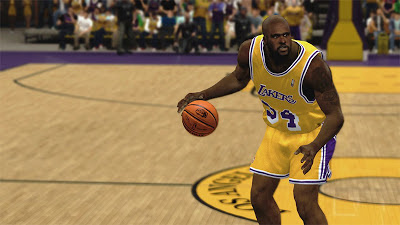 NBA 2K13 Shaquille O'Neal Los Angeles Lakers Retro