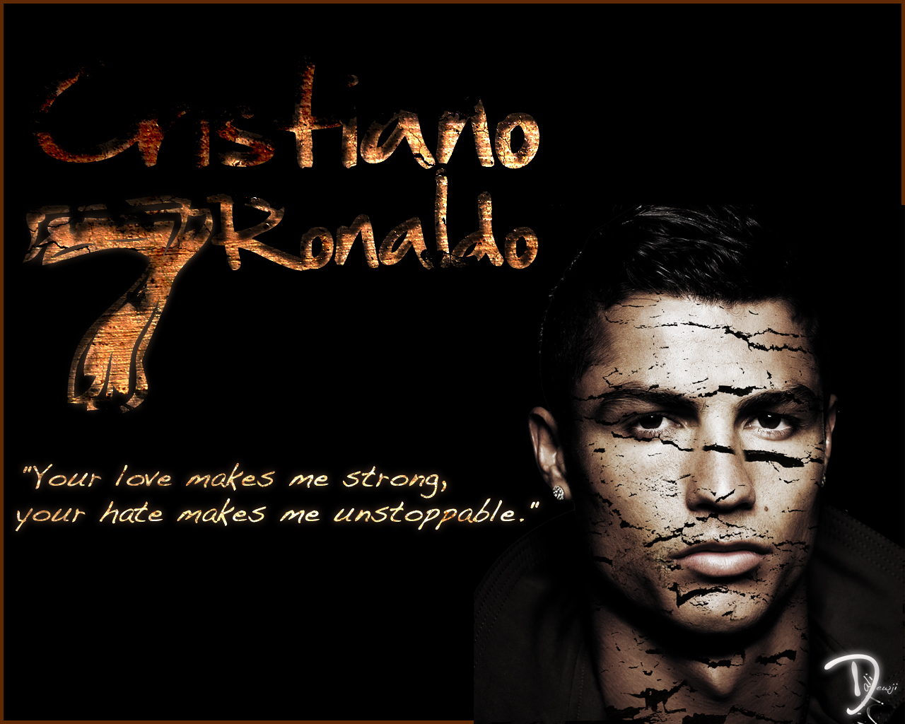 Cristiano Ronaldo wallpaper- unstoppable