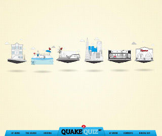 QuakeQuizSF Flash Web Design Site